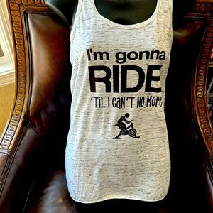 I’m going to ride until I can’t no more peloton top size large